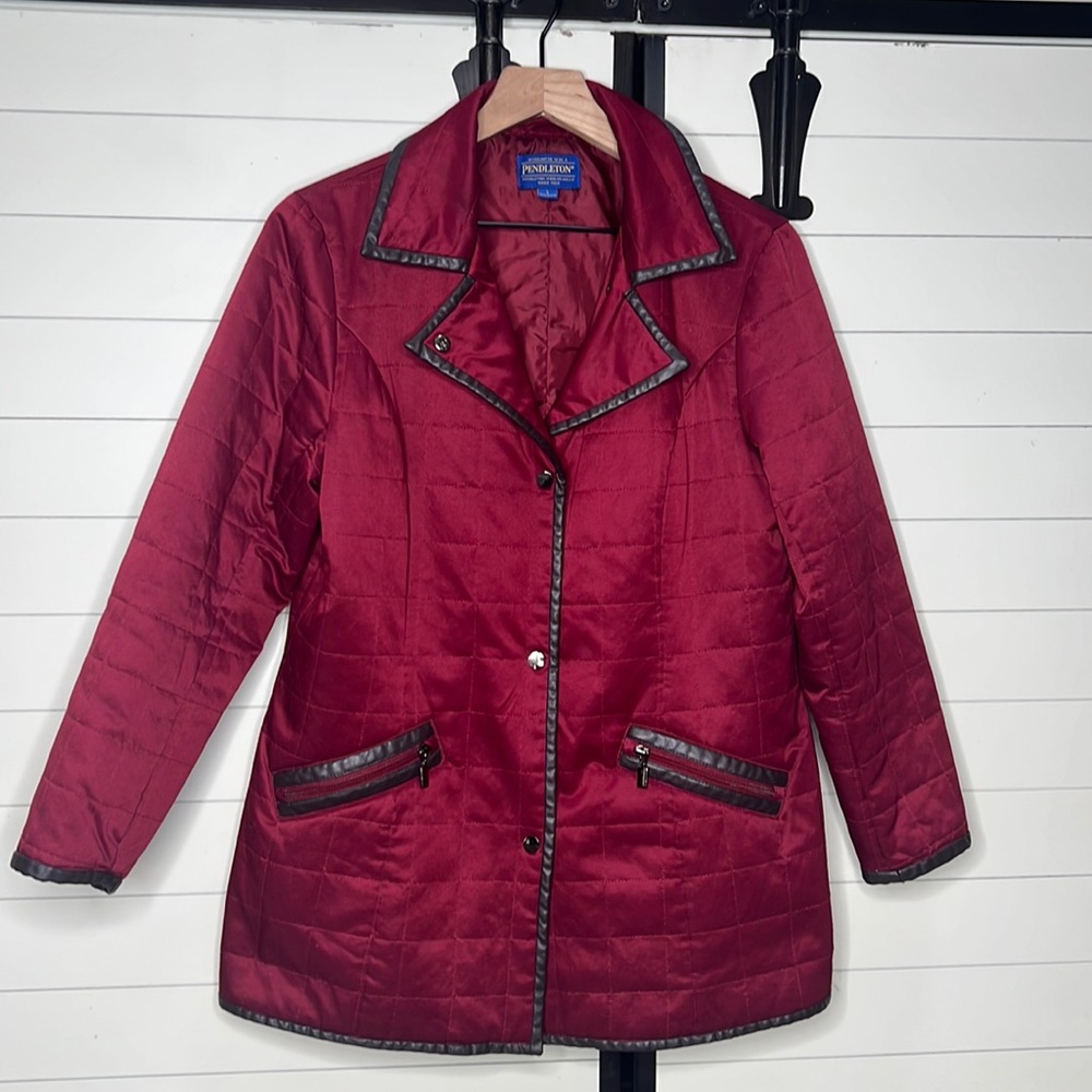 Pendleton Camas Quilted Jacket Size Large